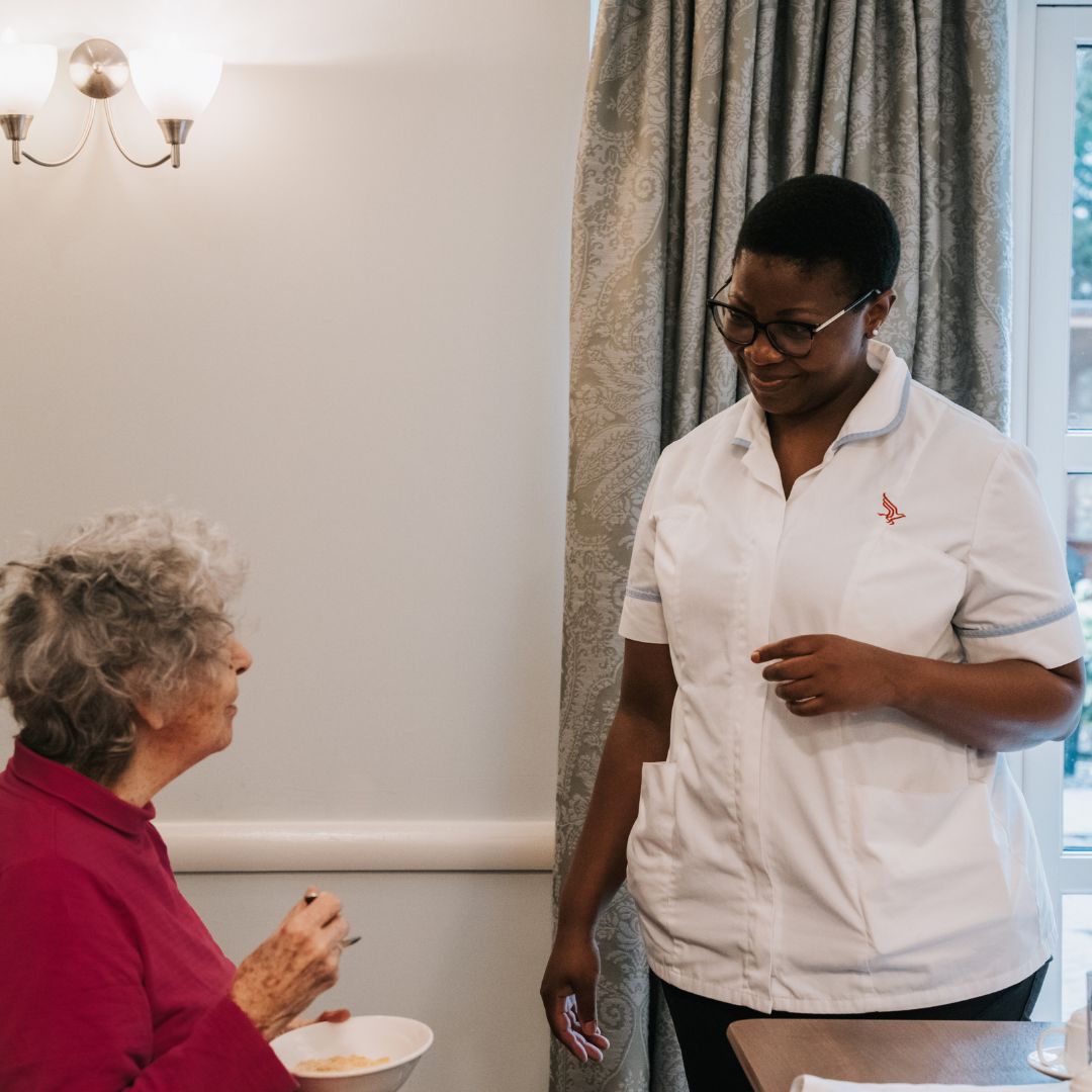 A quiet moment at a Meallmore care home