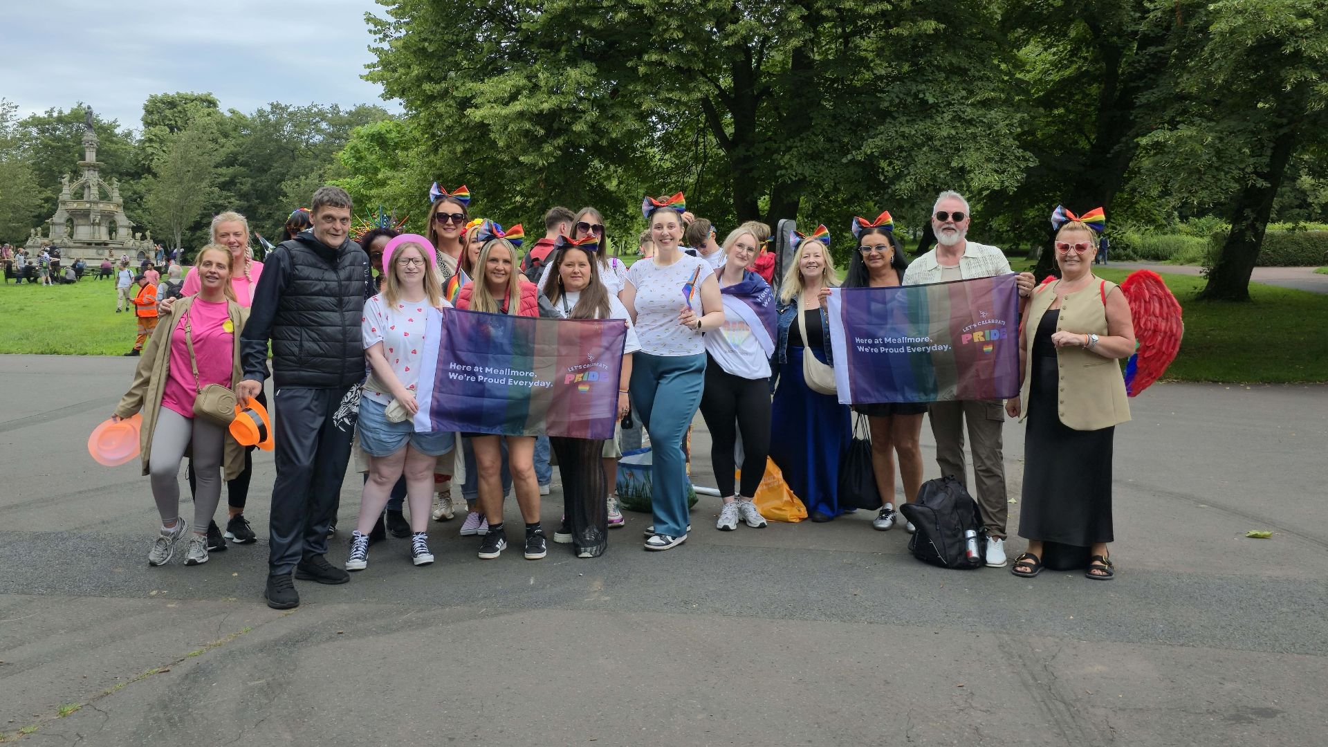 Meallmore Marches with Pride in Glasgow