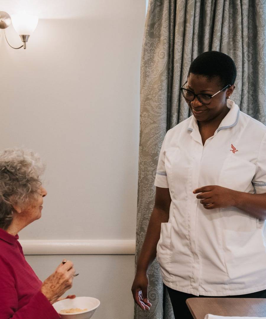 A quiet moment at a Meallmore care home